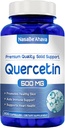 Quercetin 500mg Capsules | Vegan Friendly Quercetin Dihydrate High Potency Antioxidant Supplement for Skin Heart and Immune Support | Gluten-Free | Made in the USA in GMP Facilities (200 Servings)