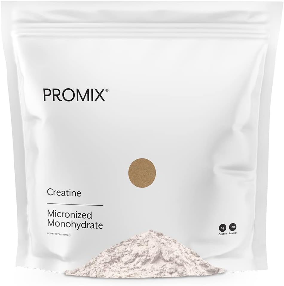 ProMix Nutrition Creatine Monohydrate Powder, Unflavored - 5g of Micronized Creatine per Serving - Increase Muscle Gain, Strength & Power & Supports Recovery - 180 Servings