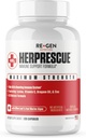 Re+Gen Nutrition HERPRESCUE Outbreak Support Supplement, Cold Sore Care for Adults, Natural Capsules w/Zinc, Vitamin C, & L lysine Amino Acid for Immune Health, 120 Capsules