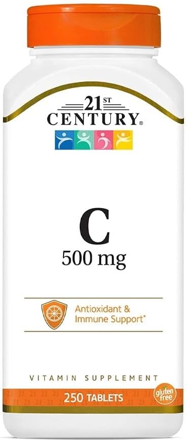 21st Century Vitamin C, 500 mg, 250 Tablets