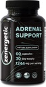 Adrenal Support Supplements │ Cortisol Manager, Calm Support, Mood & Energy Support, with Ashwagandha, L-Tyrosine, Rhodiola Rosea & Holy Basil │ 60 Pills Non GMO