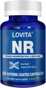 LOVITA NR (Nicotinamide Riboside) 350 mg, NAD Supplement with Trans-Resveratrol and Betaine, Promote NAD Plus Levels, Healthy Aging, 30 Vegan Enteric-Coated Capsules