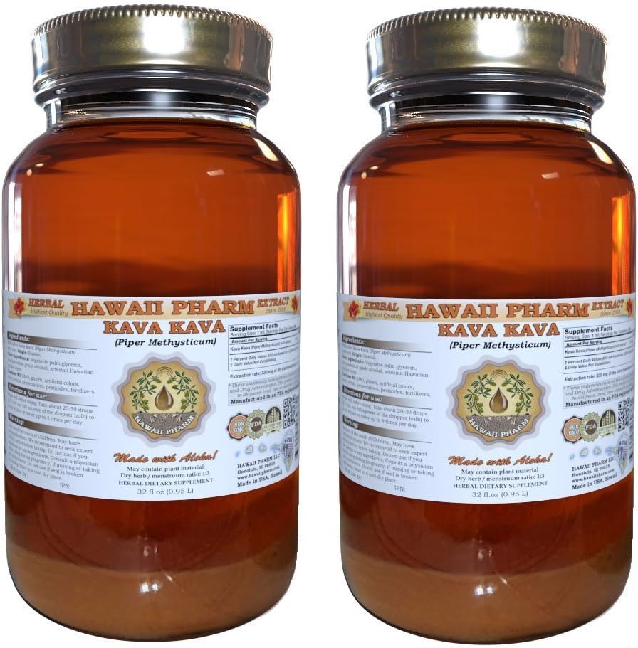 Kava Kava (Piper Methysticum) Liquid Extract 2x32 oz