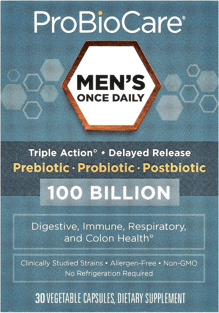MenaTMs Once Daily Probiotic a Digestive Health a 100 Billion CFU of Probiotics (30 Capsules)