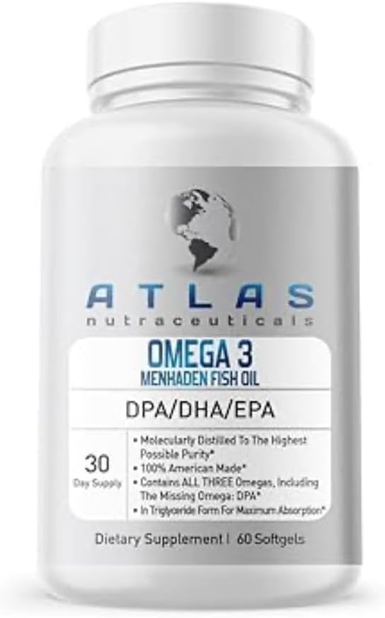 Menhaden Fish Oil-Omega 3-60 Softgels