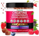 Adndale Creatine Gummies for Women & Men, 5000mg per Serving Creatine Monohydrate Supplement with Beta-Alanine, L-Citrulline & B12-75 Vegan Gummies. Sugar-Free