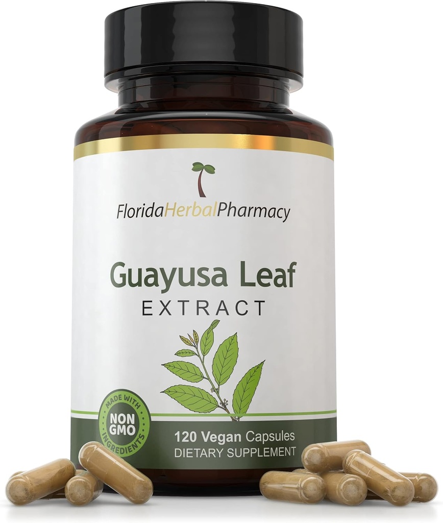 Florida Herbal Pharmacy, Guayusa Leaf Extract Supplement Capsules