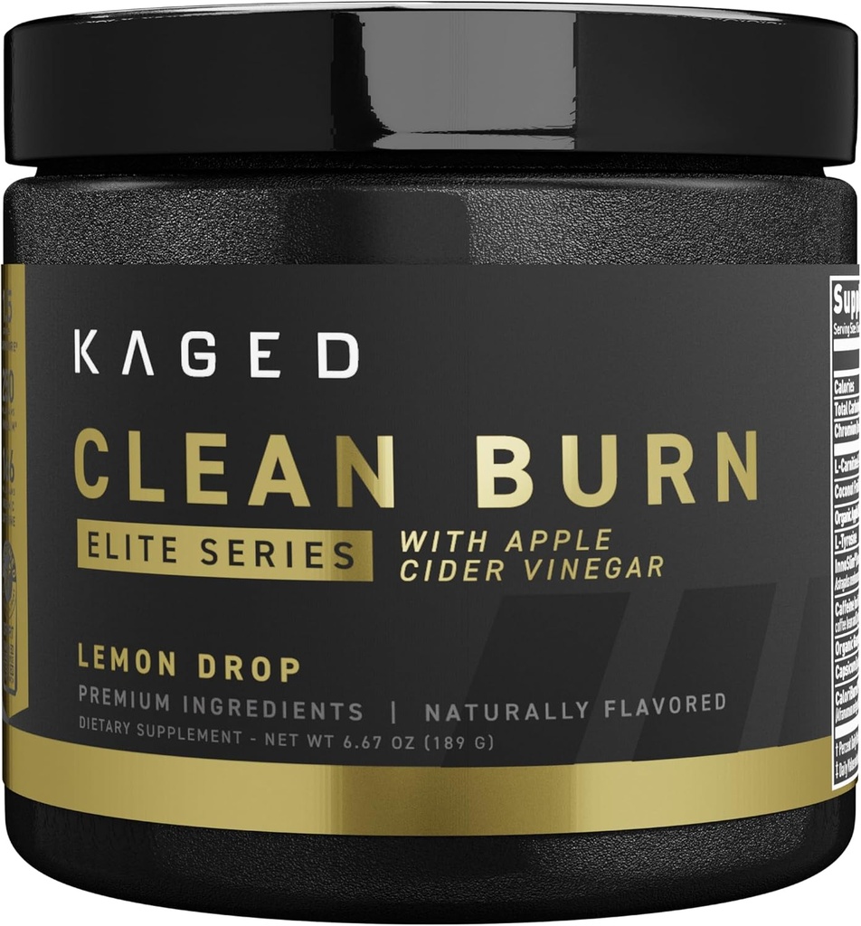 Kaged Organic Greens Elite | Superfood and Greens Powder with Apple Cider Vinegar, Adaptogen, Prebiotics, Vitamins & Minerals | Lemon | 30 Servings