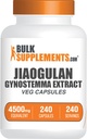 BulkSupplements.com Jiaogulan Capsules - Gynostemma Extract Capsules, Gynostemma Pentaphyllum Extract, Jiaogulan 9000mg Equivalent - 1 Capsule, 240-Day Supply, 240 Veg Capsules (Packing may vary)