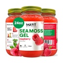 Sea Moss Gel Raw (12 Flavors) 24oz Wildсrafted Gold Sea Moss Gel from Saint Lucia | 92 Vitamins and Minerals | Pure Raw+Non-GMO | Vegan Superfood