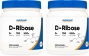 Nutricost D-Ribose Powder 500 Grams - 5000mg Per Serving, Non-GMO (500 G (2 Pack))