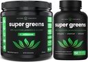 NutraChamps Super Greens Unflavored Powder & Super Greens Capsules