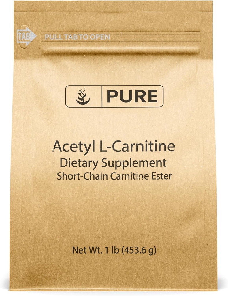 Pure Original Ingredients Acetyl L-Carnitine (1 lb) ALCAR, Amino Acid Powder Supplement