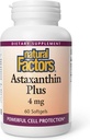 NATURAL FACTORS Astaxanthin Plus 4Mg, 60 CT