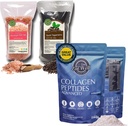 EAT WELL PREMIUM FOODS Collagen Peptides Powder & Black Peppercorns and Himalayan Pink Salt