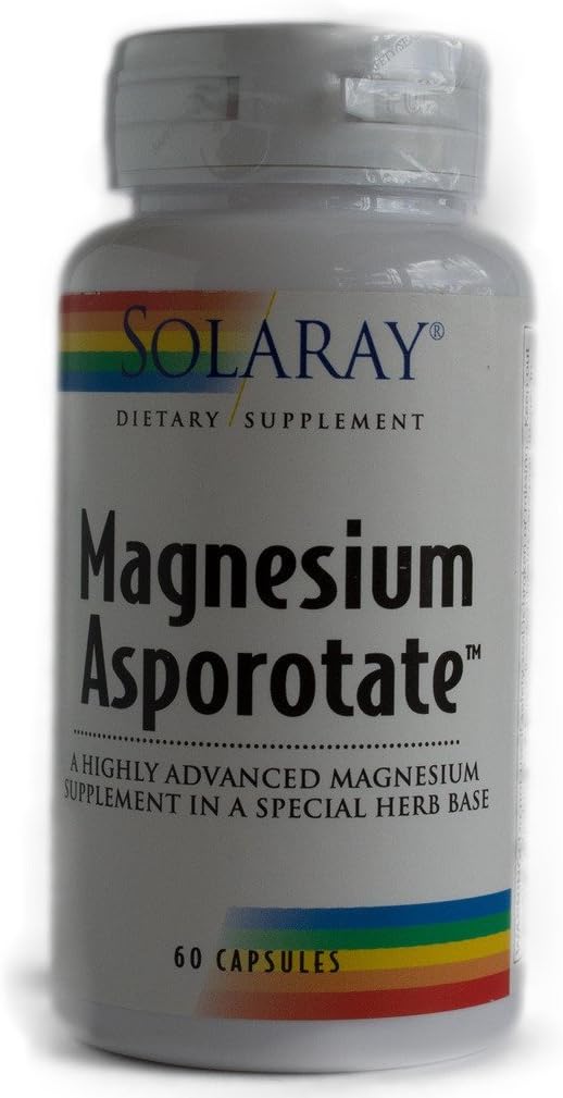 Magnesium Asporotate 400mg Solaray 60 VegCaps