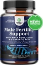 Pre Conceive Male Reproductive Supplement - Reproductive Cells Health with CoQ10, Maca Root, Methyl Folate & D-Aspartic Acid - Mens Conceive Cells Count Support - Support for Him, 180 Count