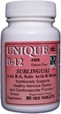Unique B-12 Sublingual B Vitamins 90 vegi caps