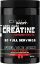 GMU SPORT Creatine Monohydrate Powder – Fruit Punch | 50 Servings | 5g Micronized Creatine per Scoop | Strength, Recovery & Muscle Builder | Delicious Drink Mix for Men & Women