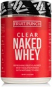 Naked Clear Whey Protein Isolate, Fruit Punch, Iso Protein Powder, No Gmos Or Artificial Sweeteners, Gluten-Free, Soy-Free - 28 Servings