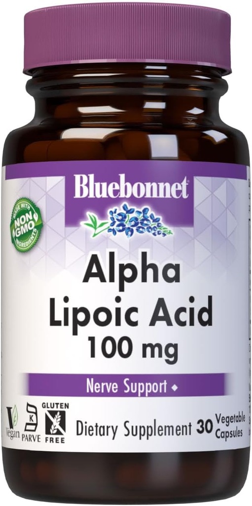 BLUEBONNET NUTRITION ALPHA LIPOIC ACID 100 mg