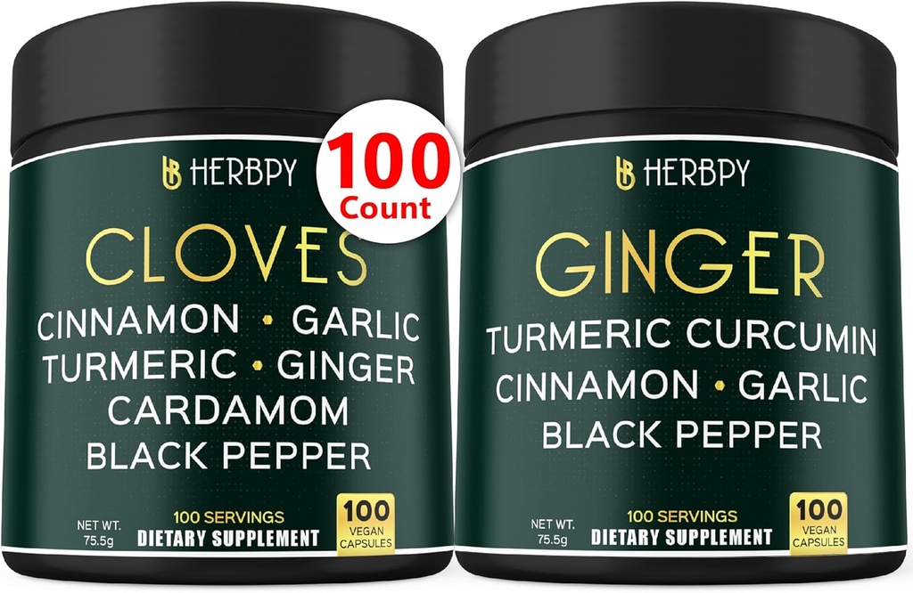 Bundle 7in1 Cloves Supplement & 5in1 Ginger Supplement