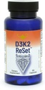 RnA ReSet D3K2 Reset – 4,000 IU Vitamin D3 & 100 mcg K2 Supplement (60 Capsules)