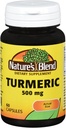 Nature's Blend Turmeric 500mg, 60 Capsules, (Pack of 2)