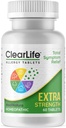 ClearLife Extra Strength Multi-System Allergy Relieving Homeopathic Remedy - 15 Powerful Actives Provide Potent Maximum Congestion, Itchiness & Sinus Pressure Relief - Non-Drowsy - 60 Tablets