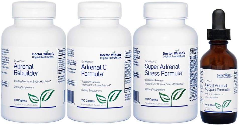 Dr. Wilson's Adrenal Fatigue Protocol kit for Adrenal Support HASF Large