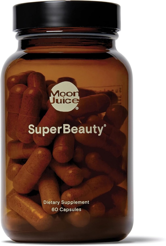 Moon Juice SuperBeauty | Natural Beauty Supplement for Skin | Beauty Vitamins with Antioxidants Glutathione, Vitamin C & Vitamin E | 30 Serving