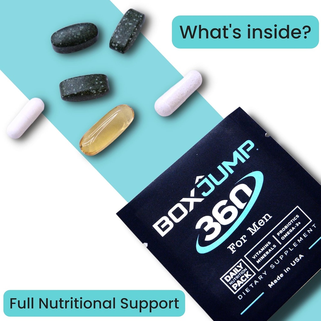 Daily Multivitamin for Men, Supplement with 30+ Essential Vitamins and Minerals, Includes Vitamin A, C, D, E, B1, B2, B6, B12 for Energy, Immune Support, and Overall Health – 30-Day Supply