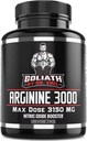 Dr. Emil - L Arginine (3150mg) Highest Capsule Dose - Nitric Oxide Supplement for Vascularity, Endurance and Heart Health (AAKG and HCL) - 90 Tablets