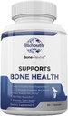 Labs Natural Bone Strength Supplements for Adults, 60 Capsules - Nutritious Blend of Coleus Forskohlii, Creatine, Magnesium, Vitamin K2 & C for Better Bone Health & Growth.