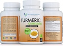 Turmeric Curcumin - 2250mg/d - Veggie Caps - 95% Curcuminoids with Black Pepper Extract (Bioperine) - 750mg Capsules - 100% Organic - Most Powerful Turmeric Supplement with Triphala (120 Count)
