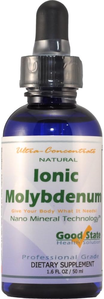 Good State Liquid Ionic Molybdenum Ultra Concentrate (10 drops equals 100 mcg - 100 servings per bottle)