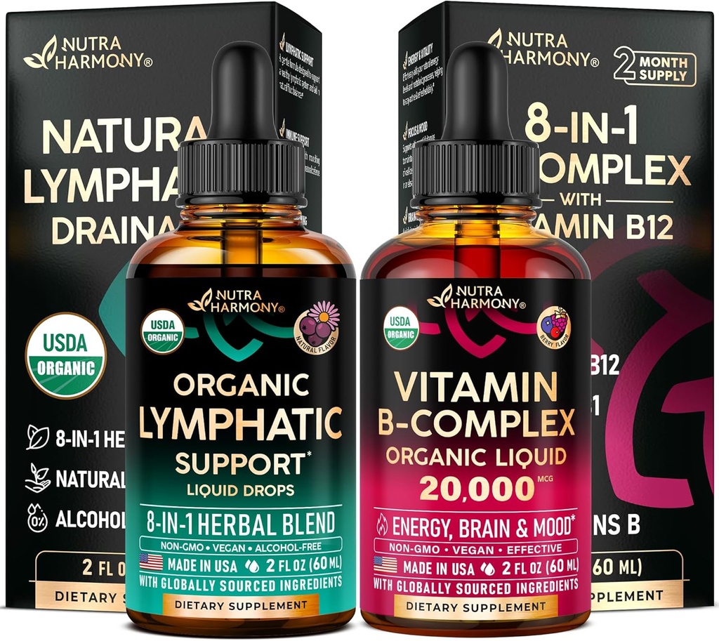 NUTRAHARMONY Vitamin B-Complex & Lymphatic Drops