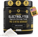 MMA Nutrition HRDWRK - 100 Servings Keto Electrolytes Powder Hydration Sugar Free - Electrolyte Powder to Boost Endurance & Reduce Fatigue with Electrolytes Supplement - Maximum Hydration Powder