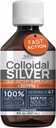 Colloidal Silver Liquid 8 fl oz 30 PPM - Bioactive Hydrosol Silver Water - Natural Immune Support Nano Sol Supplement Solution - Ionic Minerals - Organic Structured Silver