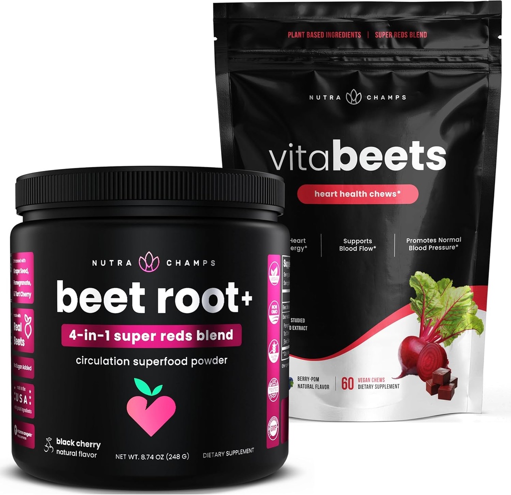 NutraChamps Beet Root and VitaBeets Bundle