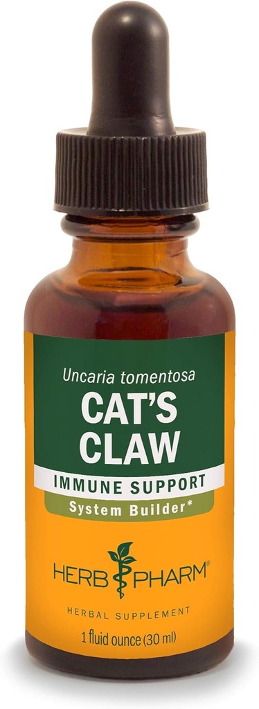 Herb Pharm Cat's Claw (UNA de Gato) Liquid Extract for Immune System Support - 1 Ounce