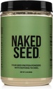 Naked Seed - 4 Seed Protein Powder, Only 4 Ingredients - Chia, Watermelon, Sunflower and Pumpkin Seed - Gluten-Free, Soy Free, Vegan, No Gmos, No Artificial Sweeteners - 15 Servings