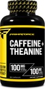 Primaforce Caffeine with L-Theanine, 100mg of Each, 180 Capsules, 180 Servings - Non-GMO, Soy Free, and Gluten Free