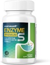 NANOWELL Enzyme Premium S - Digestive Health Multi-Enzyme Supplement with 10 Enzymes, Including Bromelain and Papain - 60 Capsules, 60-Day Supply