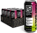 LMNT Sparkling Electrolyte Drink - Black Cherry Lime | 12-Count
