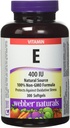 Webber Naturals Vitamin E, 400IU, 300 softgels