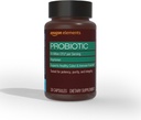 Amazon Elements One Daily Adult Probiotic Blend, Supports Healthy Colon and Immune Function, 50 Billion CFU (2 Strains), 30 Capsules, 1 Month Supply (Packaging May Vary)