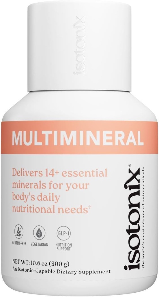 Isotonix Multi-Mineral Supplement: Magnesium, Vitamin D, Zinc, Calcium & Vitamin C, Bone Strength, Muscle Function, Immune Health, and Energy – 45 Servings