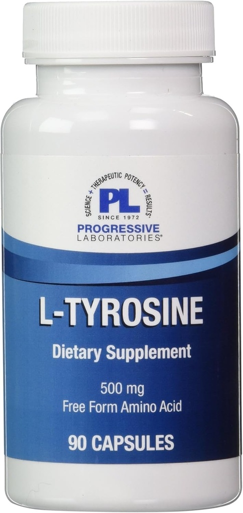 Progressive Labs L-Tyrosine Supplement, 90 Count
