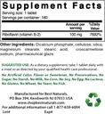 Best Naturals Vitamin B2 (Riboflavin) 100 mg & COQ10 100 mg